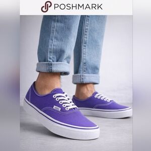 Vans purple sneakers M 7.5‎ W 9